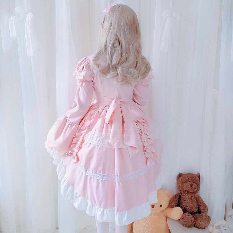 Women's Gangster Gothic Tuxedo Maid's Dress Court Dress