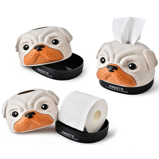 Creative cartoon car roll carton tissue box