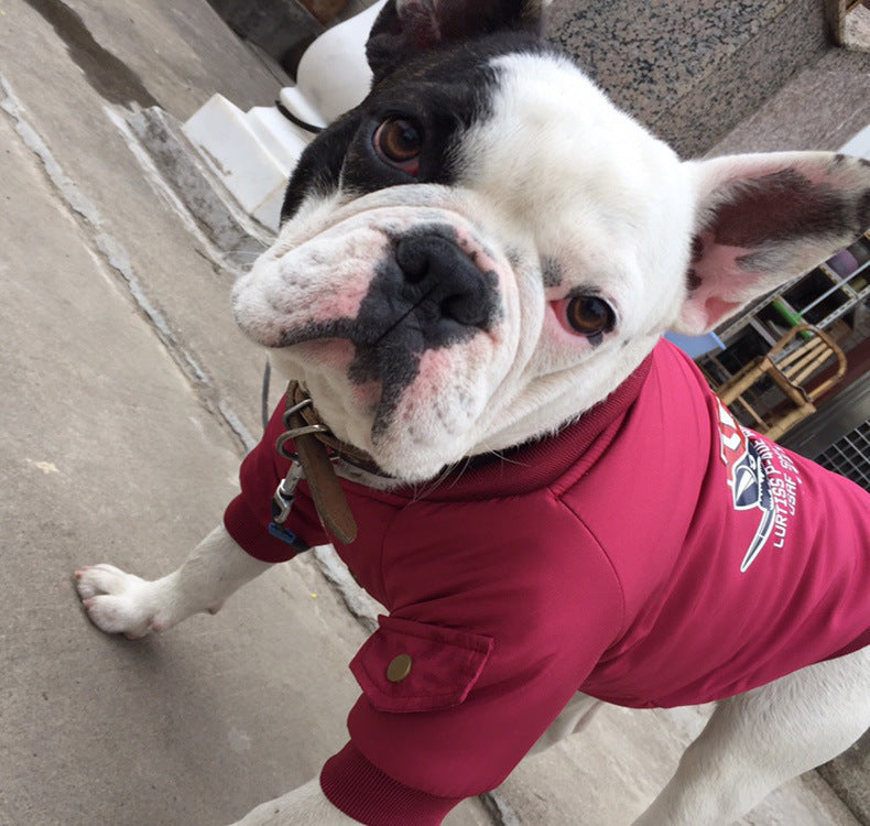 Jacket Cotton Plus Fleece Pet Sweater