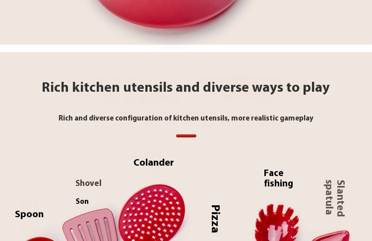 Children's Play House Kitchen Toys Suit Fruit Cut Kitchenware