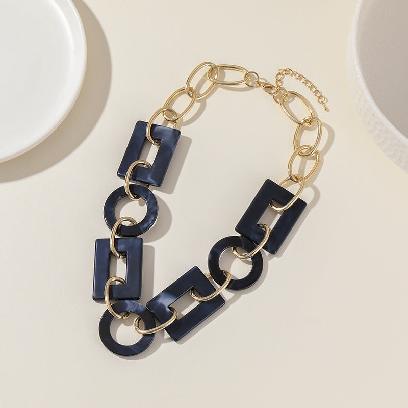 Statement Geometric Bohemian Exaggerated Necklace