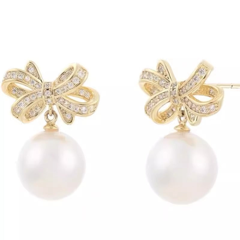 Fashionable All-match Temperament Irregular Pearl Earrings