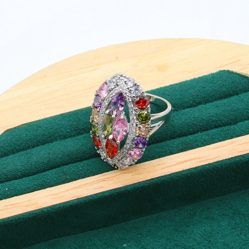 European And American Fashion Ring Ornament Suit