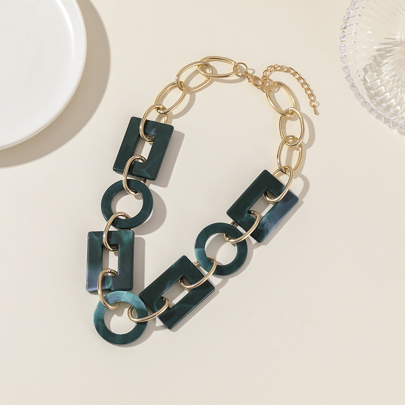 Statement Geometric Bohemian Exaggerated Necklace