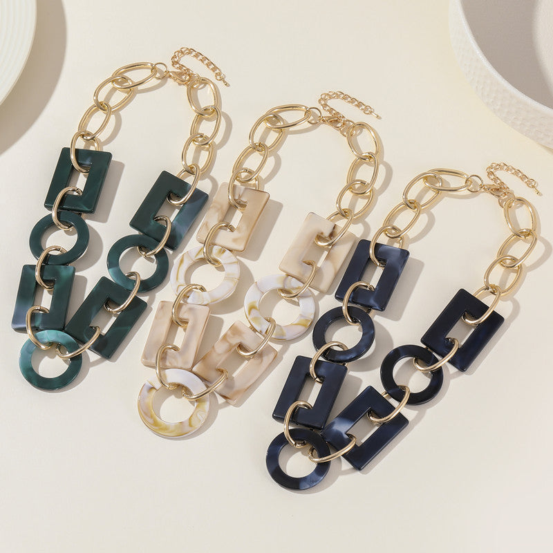 Statement Geometric Bohemian Exaggerated Necklace