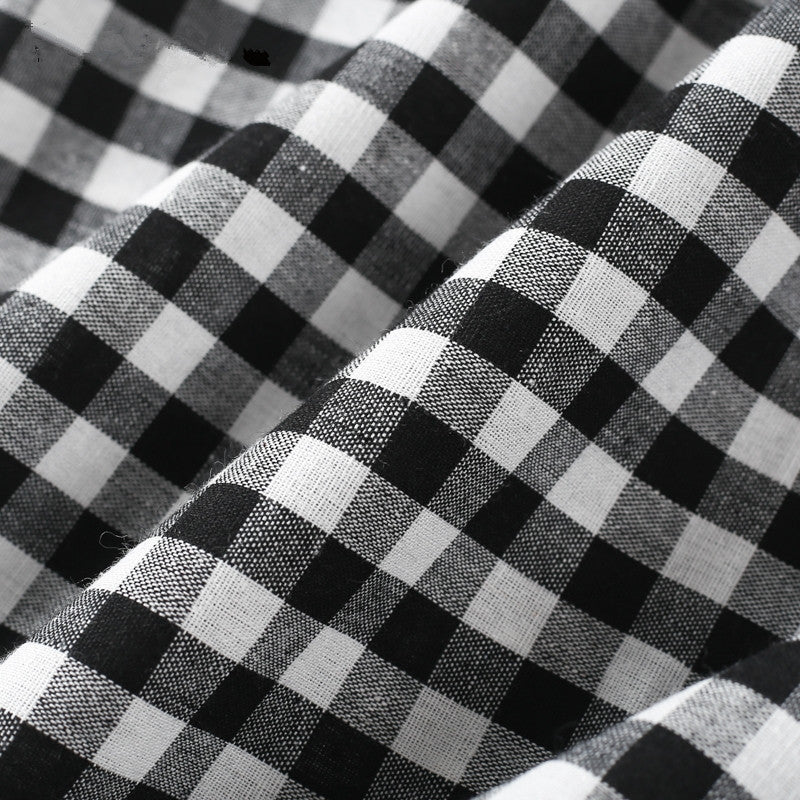 Women's new plaid sling dress