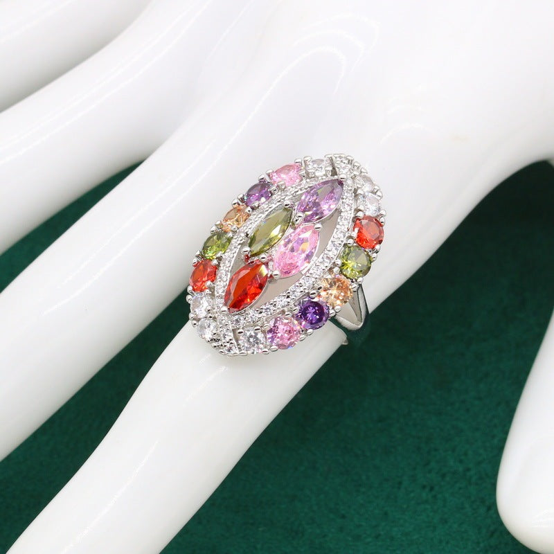 European And American Fashion Ring Ornament Suit