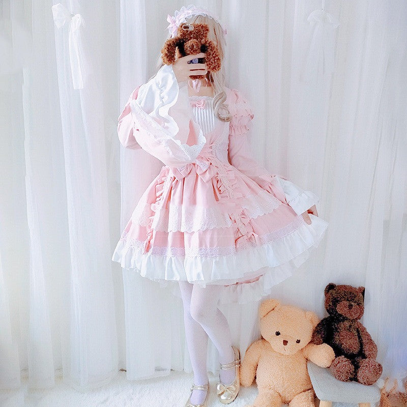 Women's Gangster Gothic Tuxedo  Maid's Dress Court Dress